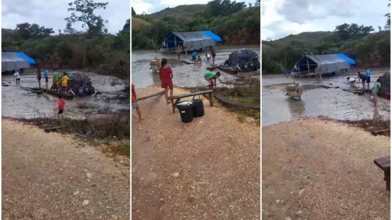 Transbordo do Igarapé Morro em Uiramutã Afeta Trânsito e Obras