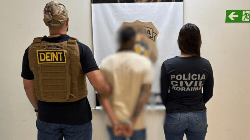 Homem é preso em Boa Vista por estupro e ameaças à ex-companheira