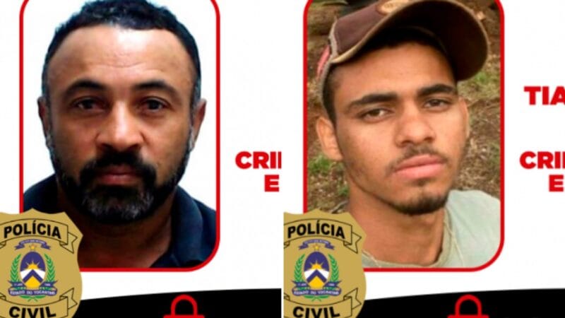 Justiça nega pedido de interrogatório virtual a pai e filho foragidos por homicídio em Tocantins