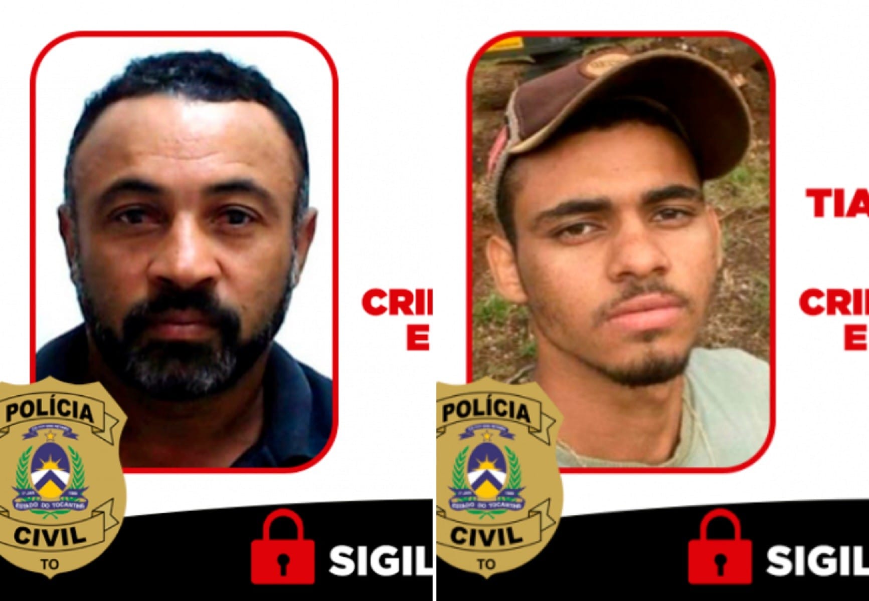 Justiça nega pedido de interrogatório virtual a pai e filho foragidos por homicídio em Tocantins