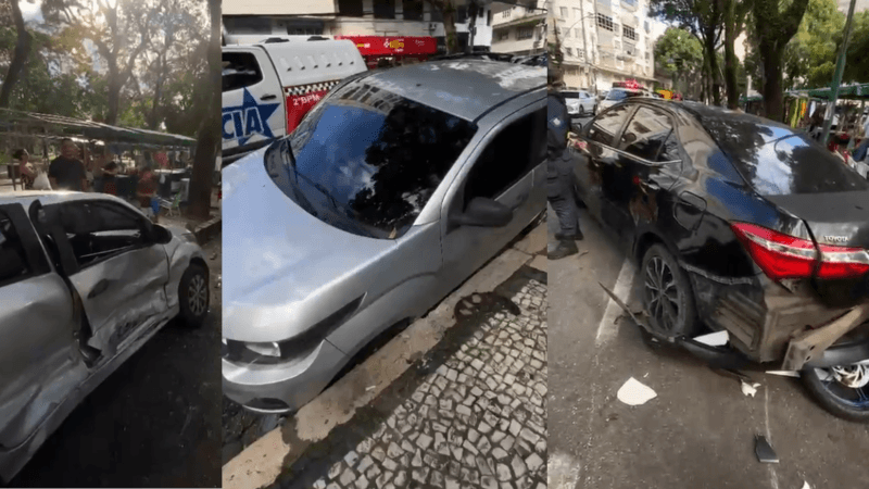 Acidente em Belém: Motorista Suspeito de Dirigir Sob Efeitos de Álcool Colide com Veículos Estacionados