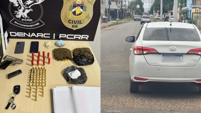 Homem é Detido em Boa Vista por Tráfico de Drogas e Posse Ilegal de Arma