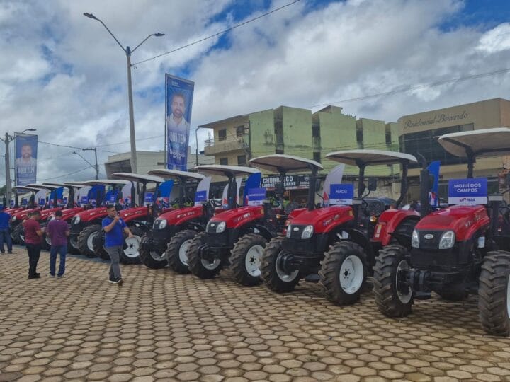 Governadora Hana Ghassan Entrega Tratores para Fortalecer Agricultura em Santarém