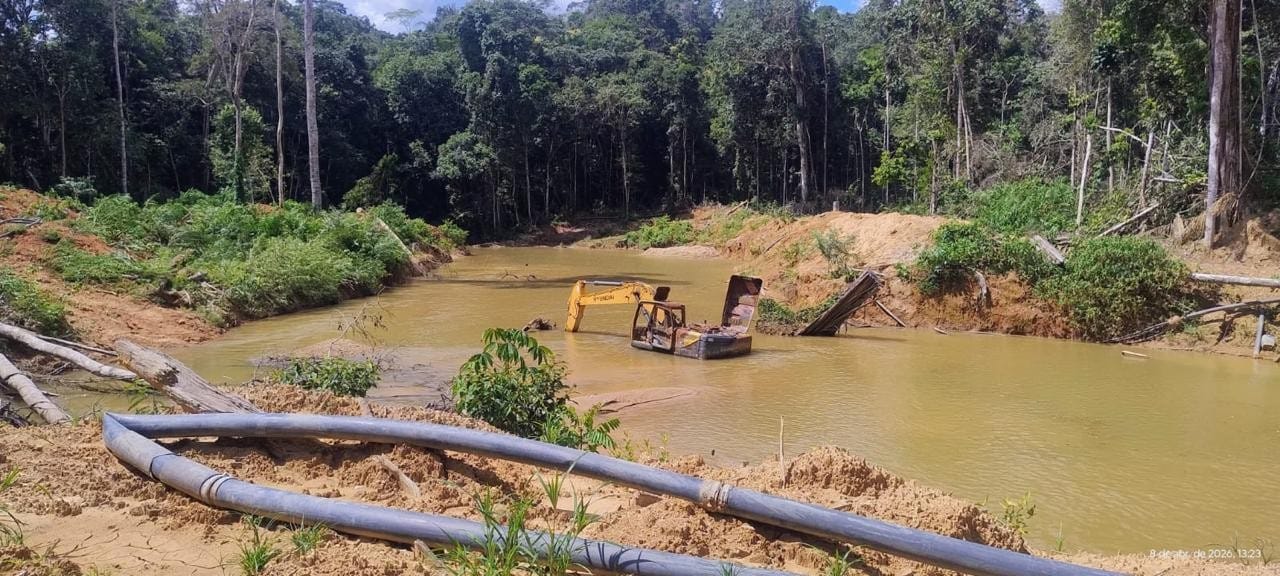 Operação da PF Desmantela Estrutura de Garimpo Ilegal em Rondônia