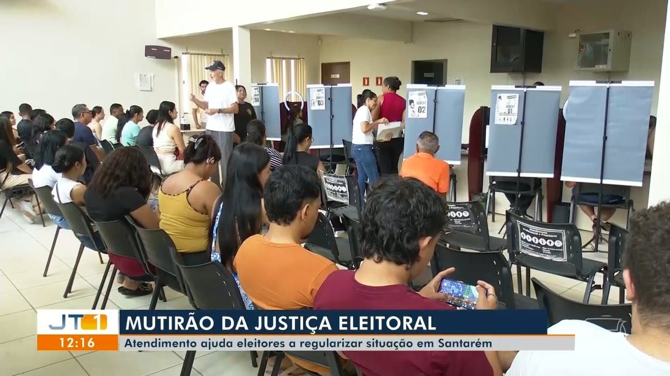 Mutirão da Justiça Eleitoral Atrai Grande Público em Santarém