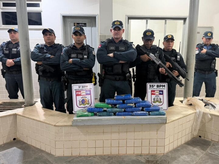 Polícia Militar Apreende Skank em Caixote Abandonado em Santarém