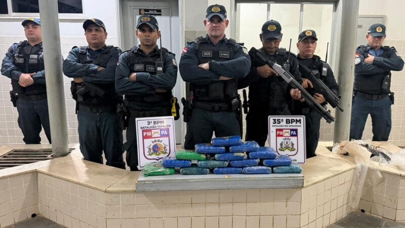 Polícia Militar Apreende Skank em Caixote Abandonado em Santarém