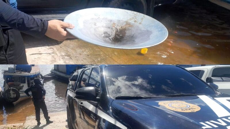 Operação Conjunta em Oriximiná Combate Garimpo Ilegal e Prende Sete Pessoas