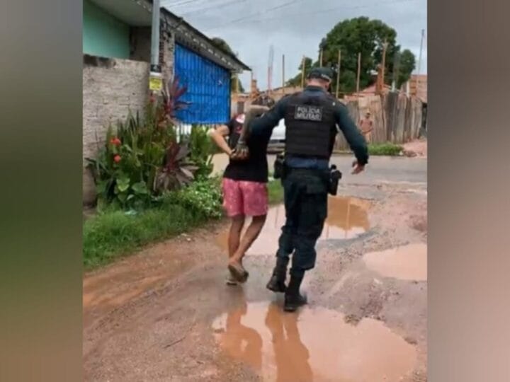 Polícia Militar Prende Suspeito de Assalto em Santarém Após Vídeo Viralizar
