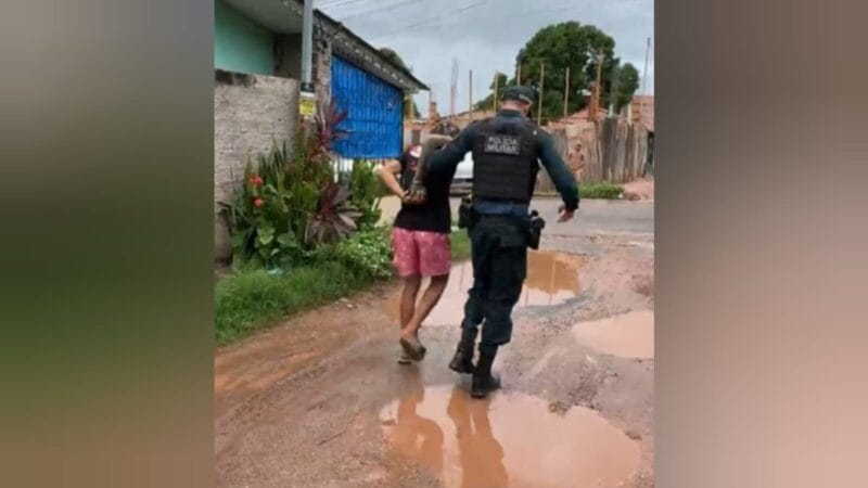 Polícia Militar Prende Suspeito de Assalto em Santarém Após Vídeo Viralizar