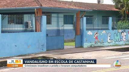 Escola em Castanhal é Invadida e Sofre Vandalismo e Roubo