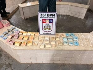 Operação da PM em Mojuí dos Campos resulta em apreensão de drogas e prisão de suspeitos