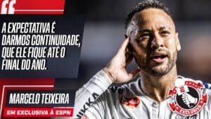 Futuro de Neymar no Santos: Marcelo Teixeira Compartilha Expectativas