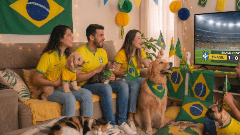Cuidados Essenciais para Pets Durante a Copa do Mundo
