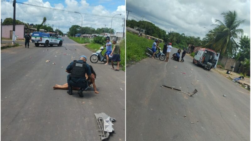 Motorista sem CNH é liberado após atropelar adolescente em Caracaraí