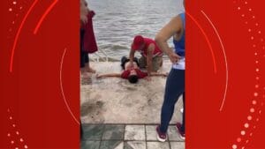 Herói do Rio: Homem Salva Adolescente de Afogamento na Orla de Macapá