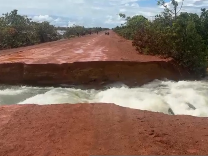 Interrupção na BR-401 Isola Normandia Após Forte Chuva