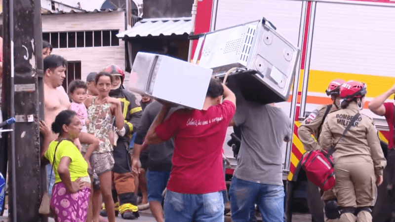 Incêndio Devastador no Bairro São Jorge em Manaus: Moradores Relatam Momentos de Desespero