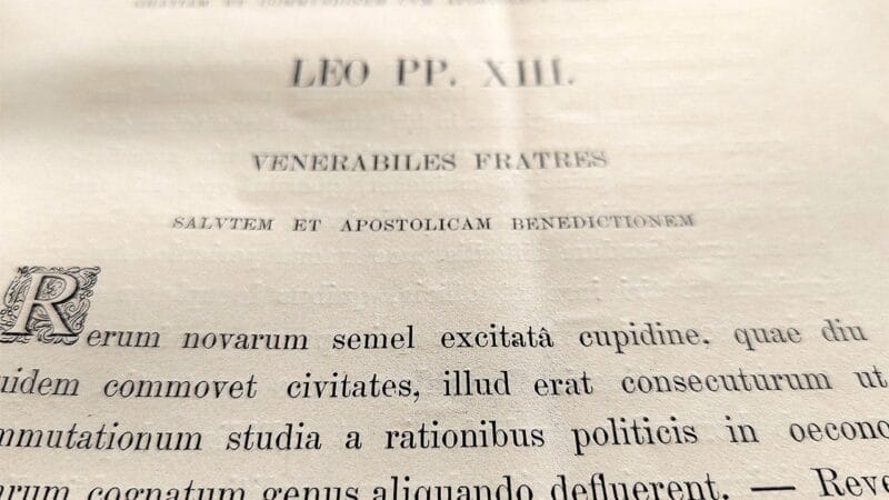Reflexões sobre a Rerum Novarum e a Dignidade Humana