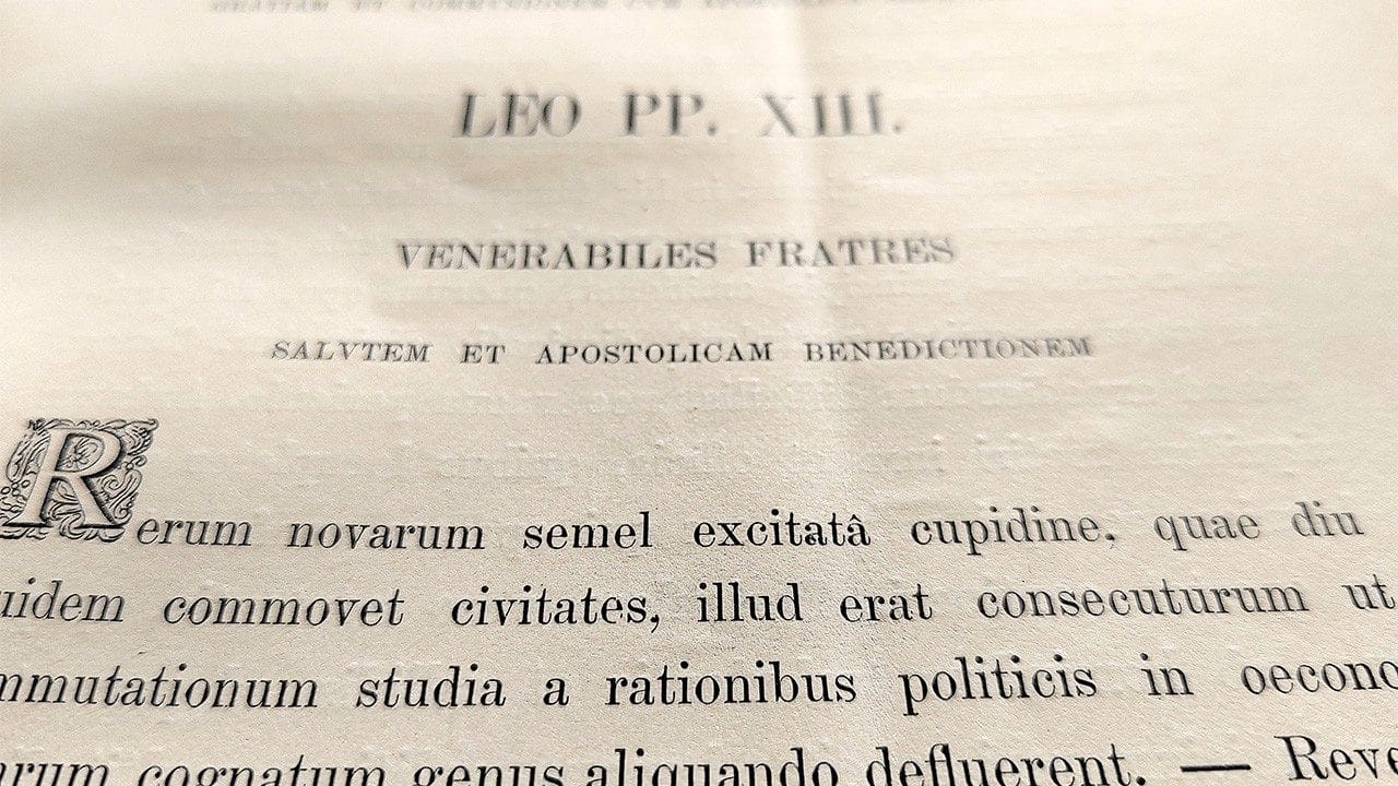 Reflexões sobre a Rerum Novarum e a Dignidade Humana