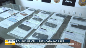 Queda nos Roubos de Celulares no Pará: Ações da Polícia em Santarém Resultam na Recuperação de Mais de 100 Aparelhos