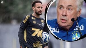 Ancelotti elogia evolução de Neymar e discute sua presença na Copa do Mundo