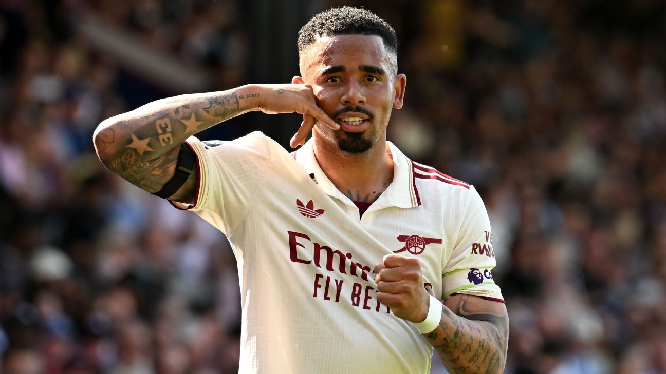 Gabriel Jesus brilha e Arsenal conquista mais um troféu