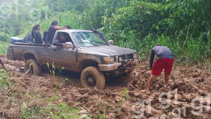 Condições precárias em ramal preocupam moradores e indígenas no Acre