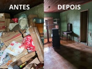 Limpeza de Residência de Idoso em Rio Branco Resulta em Remoção de 54 Toneladas de Entulho