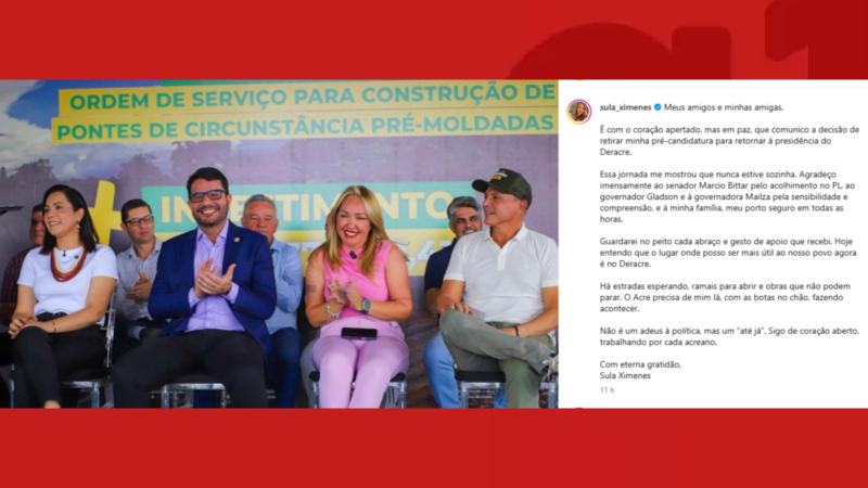 Retorno de Sula Ximenes à Presidência do Deracre: Uma Decisão Estratégica para o Acre