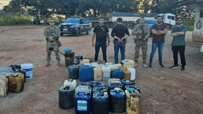 Homem é Detido por Venda Ilegal de Combustível no Acre