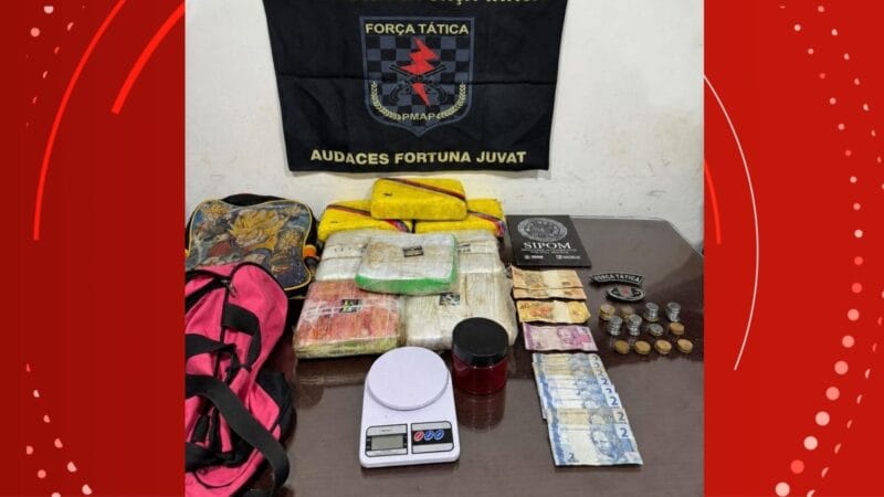 Polícia Militar Apreende 8 kg de Maconha em Operação em Santana, Amapá