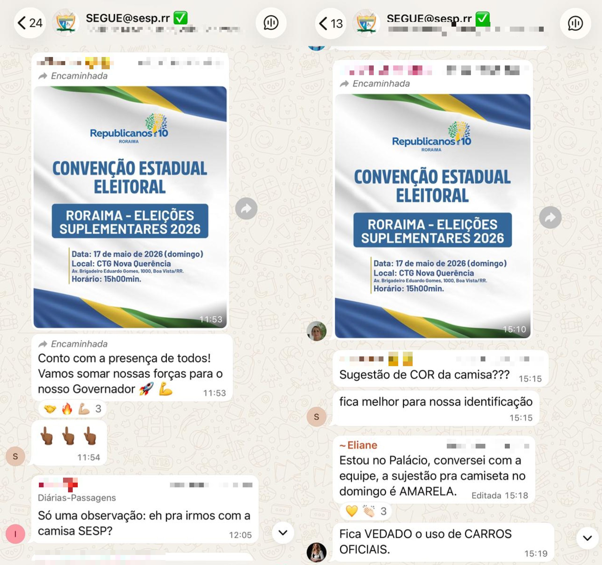 Denúncia de Assédio Eleitoral na Sesp de Roraima: Servidores Obrigados a Participar de Convenção Política