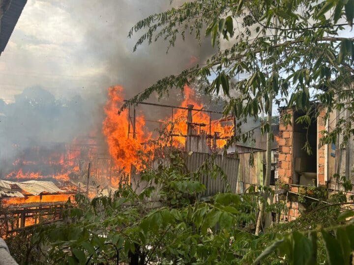 Incêndio Devastador no Bairro São Jorge de Manaus Deixa Vítimas e Mobiliza Ações de Socorro