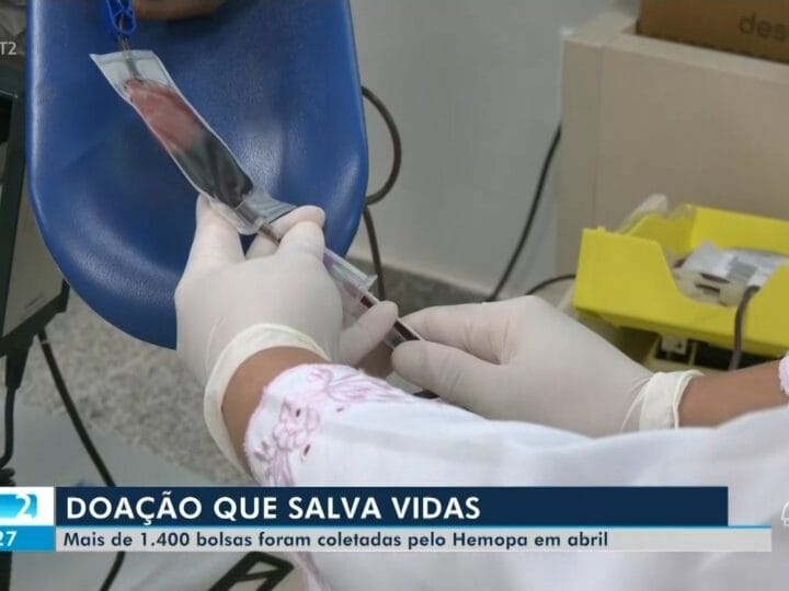Hemopa Coleta Mais de 1.400 Bolsas de Sangue em Abril em Santarém