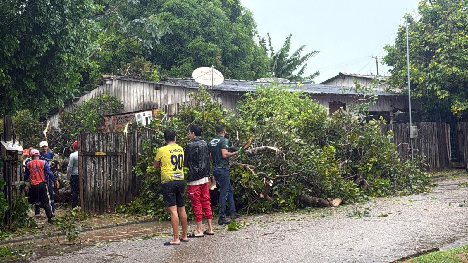 Temporal Causa Destruição e Alagamentos em Terra Santa, PA