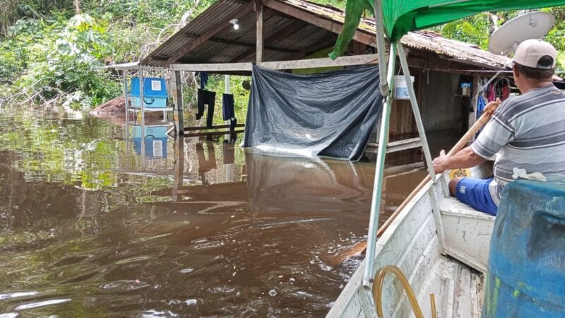 Cheia do Rio Araguari Impacta Comunidades e Sede do ICMBio no Amapá