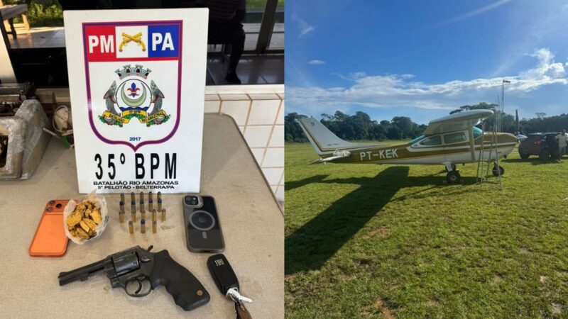 Apreensão de Ouro em Aeronave no Aeródromo de Belterra