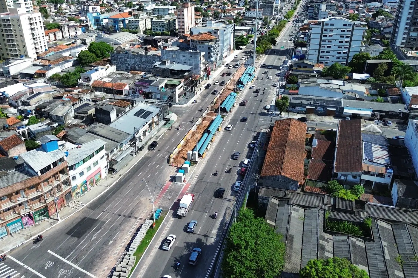 Mudanças no Trânsito de Belém Devido a Obras do Viaduto na Avenida João Paulo II