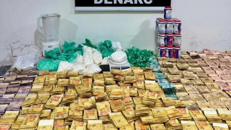 Operação Policial em Belém e Ananindeua Resulta na Prisão de Cinco Traficantes e Apreensão de R$ 329 Mil