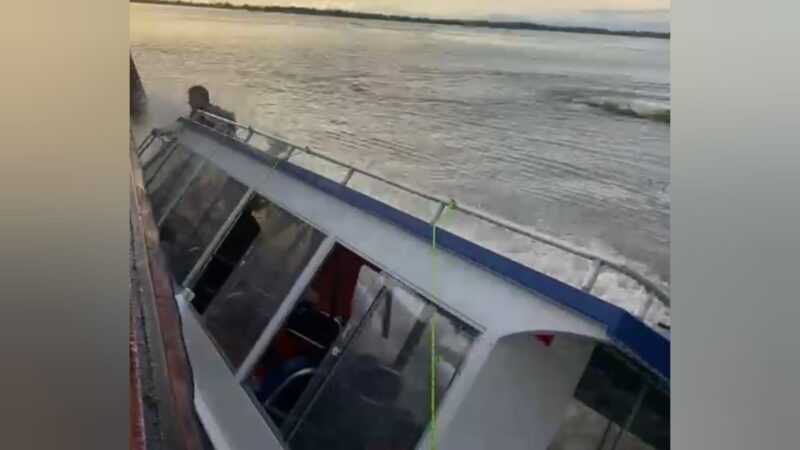 Naufrágio em Santarém: Tentativa de embarque termina em acidente no Rio Tapajós