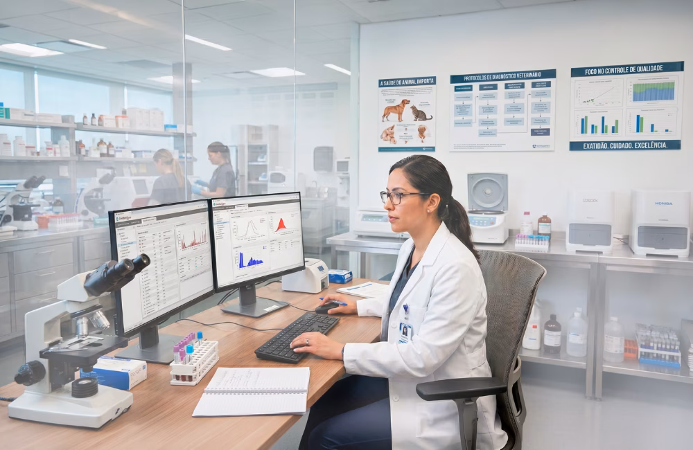 Curso Online Gratuito Foca na Qualidade dos Exames Veterinários