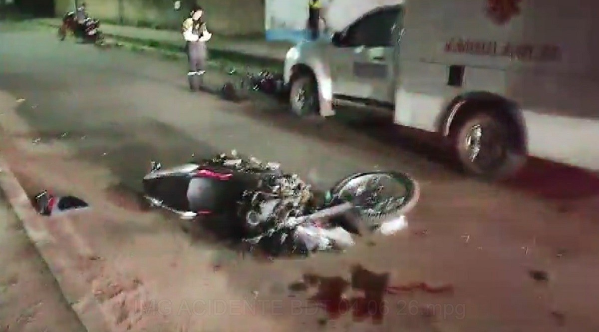 Acidente entre Motocicletas em Santarém Deixa Três Feridos
