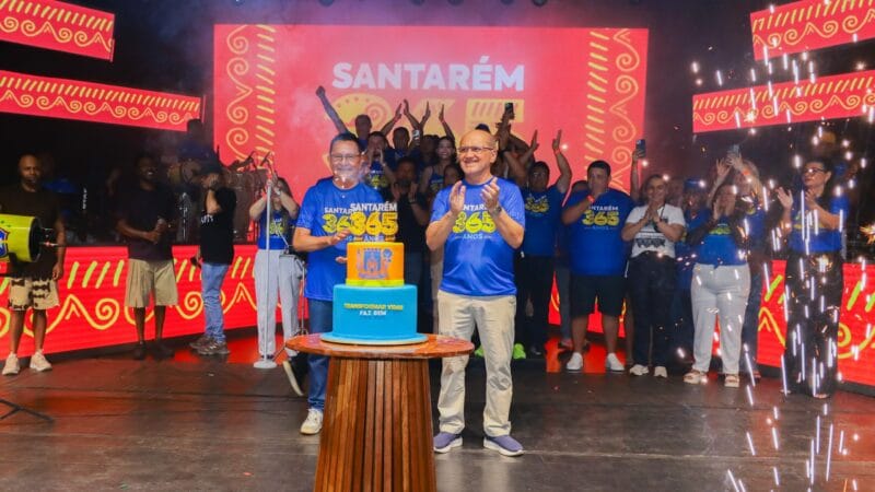 Santarém Comemora 365 Anos com Grande Festa na Orla da Cidade