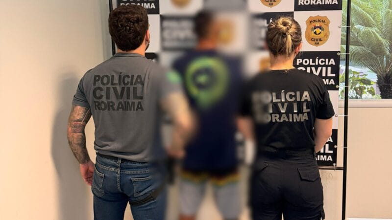 Homem é preso em Boa Vista após condenação por agressão à companheira