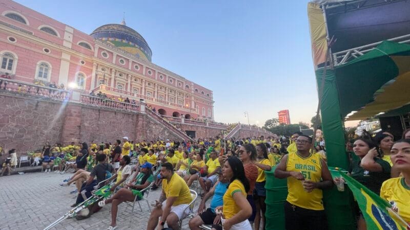 Torcedores de Manaus Vibram na Estreia do Brasil na Copa do Mundo 2026