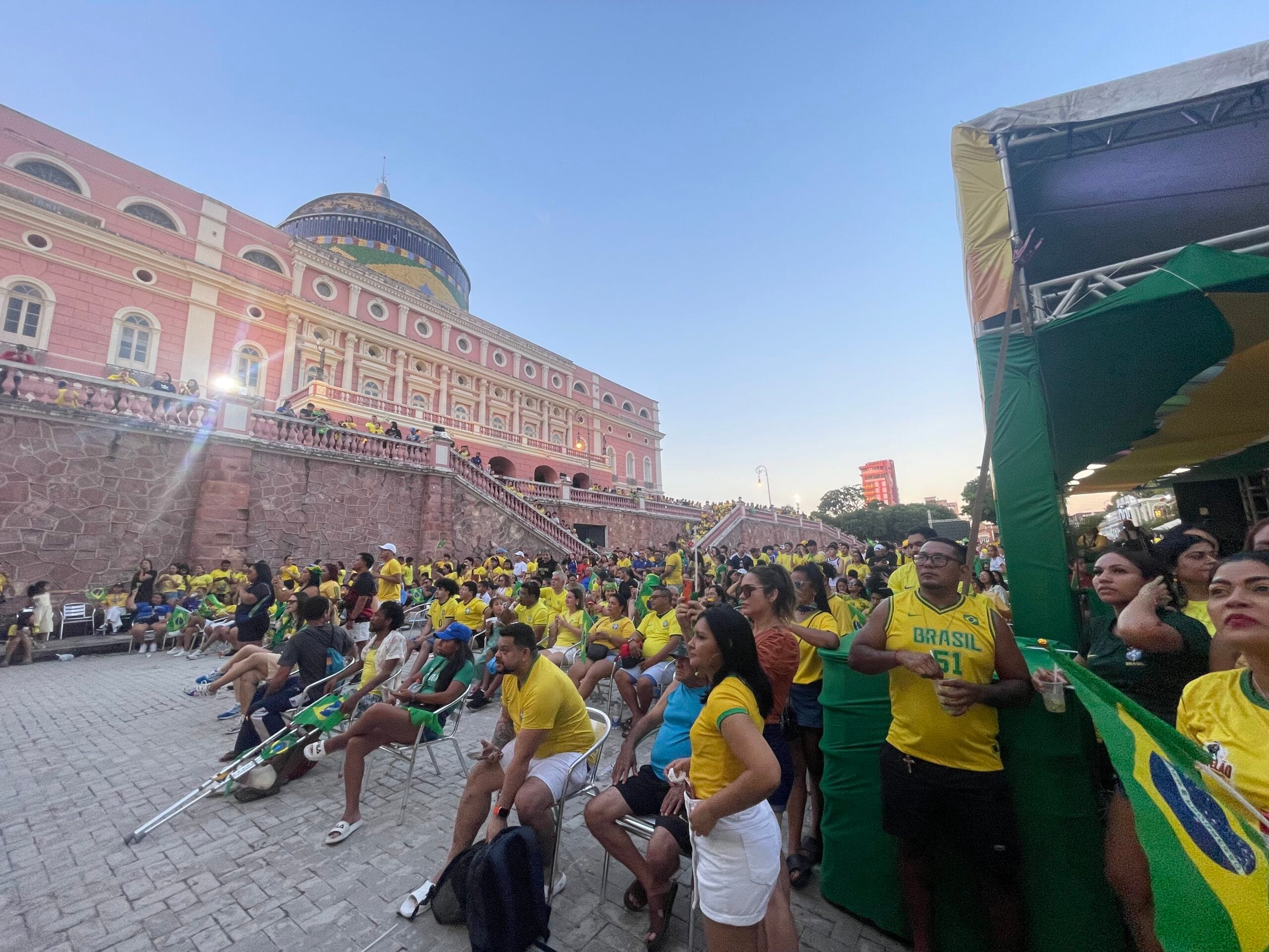 Torcedores de Manaus Vibram na Estreia do Brasil na Copa do Mundo 2026