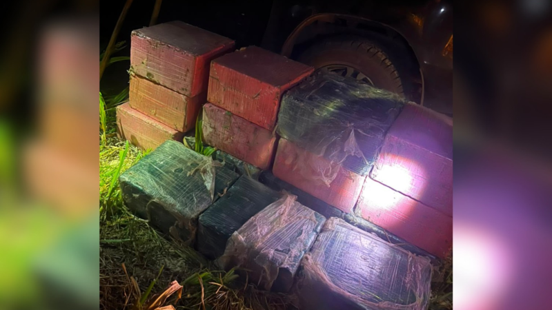 Força-tarefa no Tocantins apreende quase 500 kg de cocaína e detém dois suspeitos