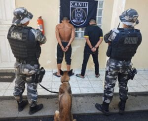 Operação policial em Bonfim resulta na prisão de jovens com drogas e munições