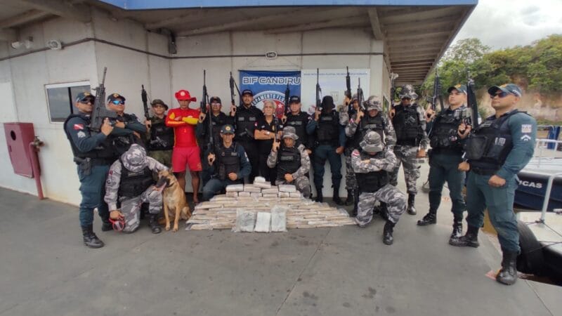 Apreensão de 80 kg de Drogas em Óbidos: Ação da Polícia Militar com Cão Farejador